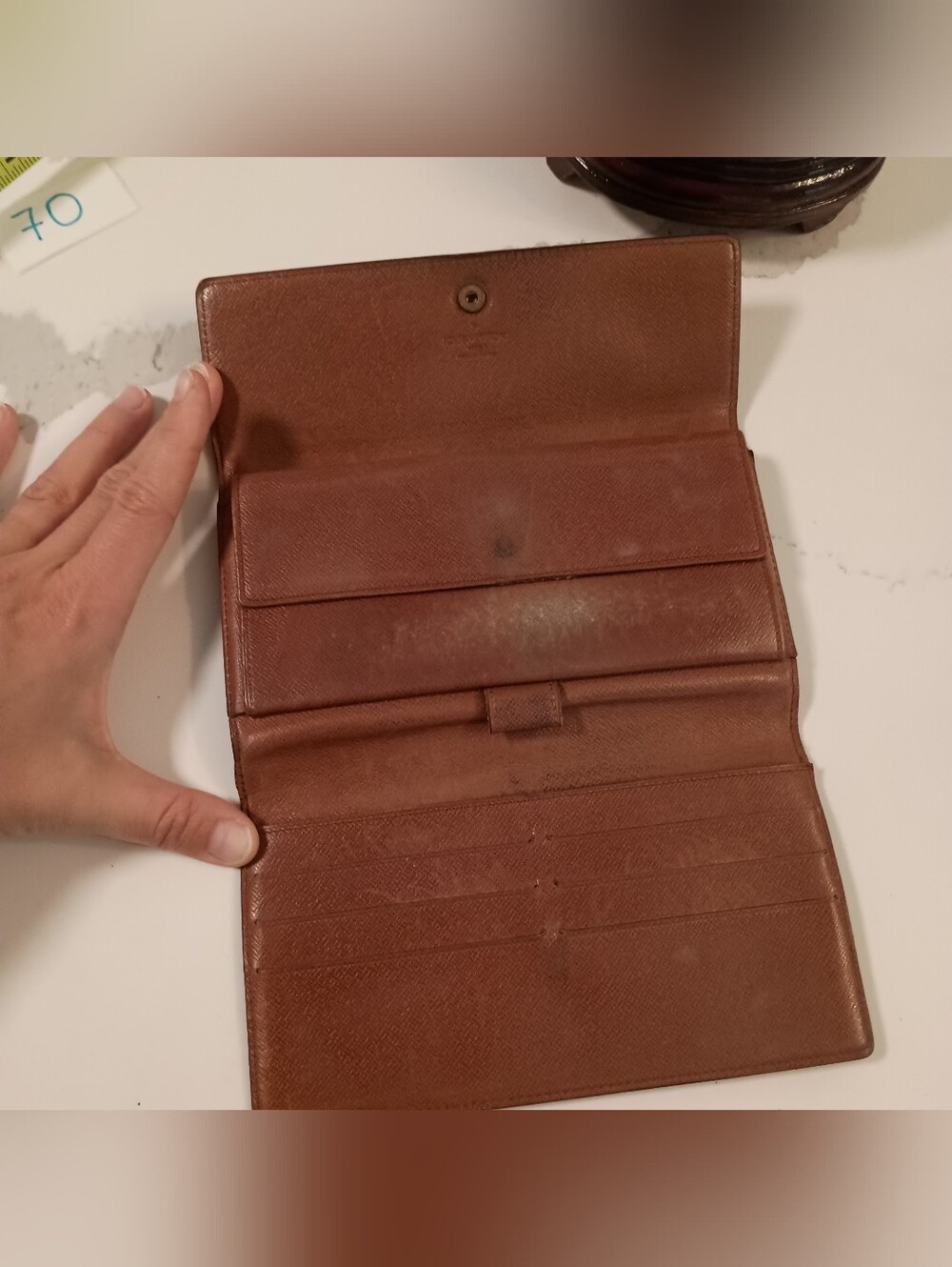 AUTHENTIC Louis Vuitton Monogram Porte Tresor International Trifold Wallet - Picture 7 of 14
